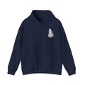 Floral Prayer Hands Hoodie – Minimal Spiritual Pocket Chest Design