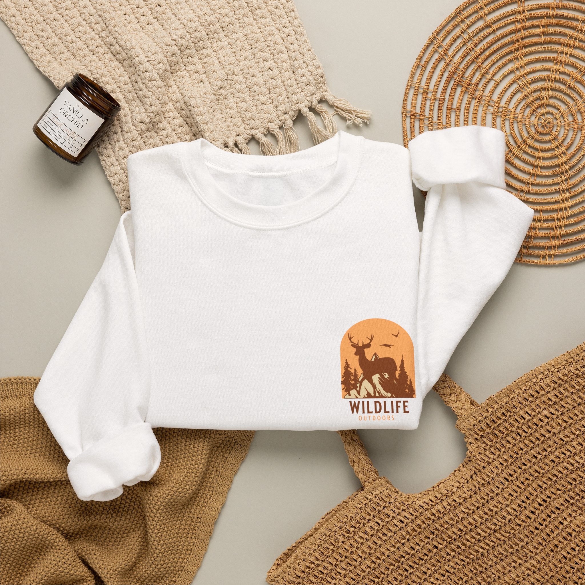 Wildlife Sunset Crewneck Sweatshirt