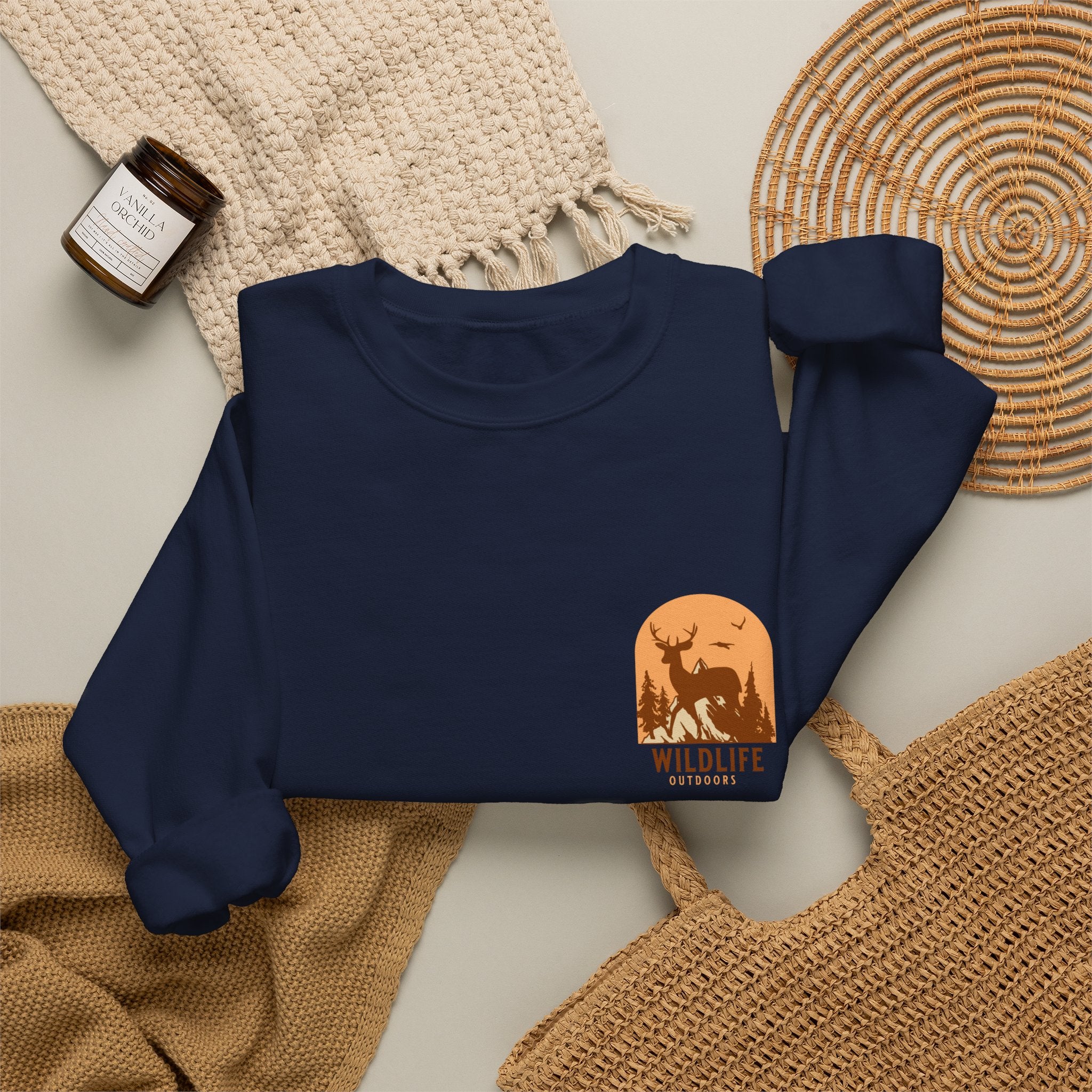 Wildlife Sunset Crewneck Sweatshirt